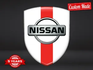Nissan Autocollant Bombé Finition Élégante Étiquettes Pro